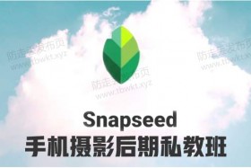 拍照修图《snapseed手机摄影后期私教班》完整课程