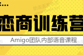 Amigo团队《恋商训练营》音频课程
