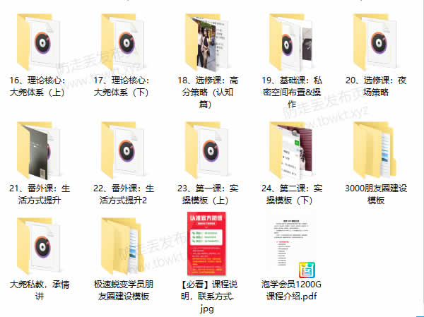 绅士派《大尧私教2.0》音频课程