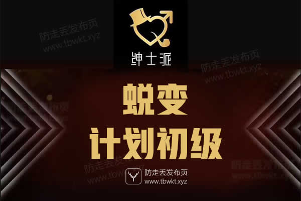 绅士派《蜕变计划初级》音频课程