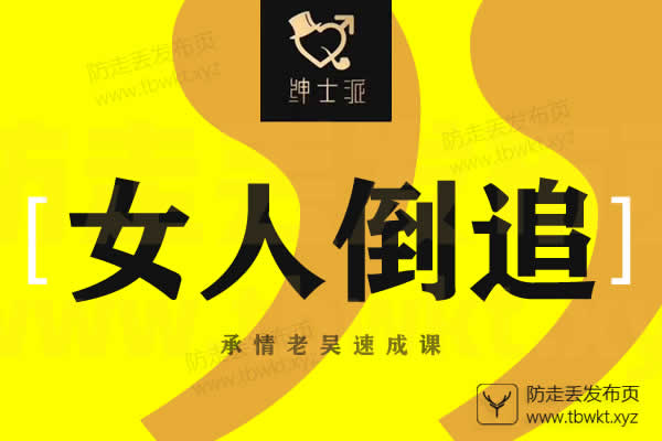 承情老吴速成课《女人倒追》视频课程