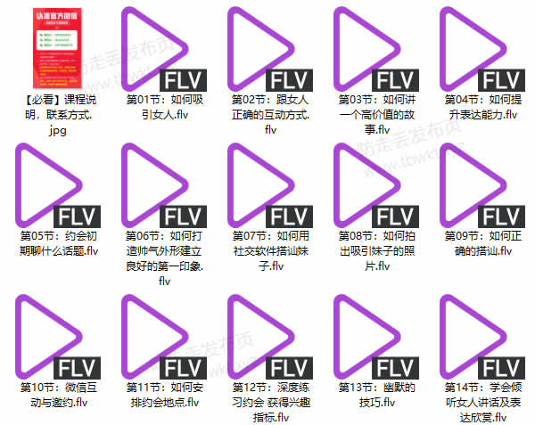 蓝色答案《恋爱解码5.0》视频课程