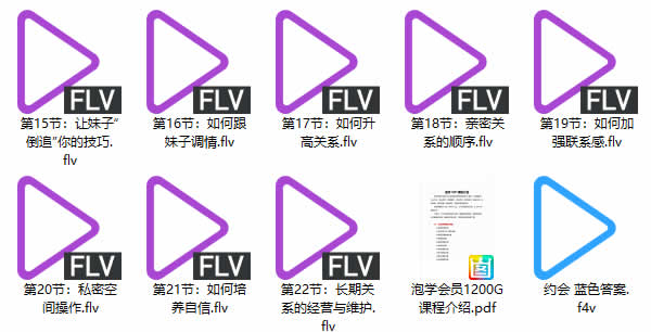 蓝色答案《恋爱解码5.0》视频课程