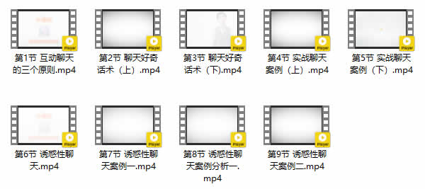 小鹿情感坏男孩《网聊大师》视频课程
