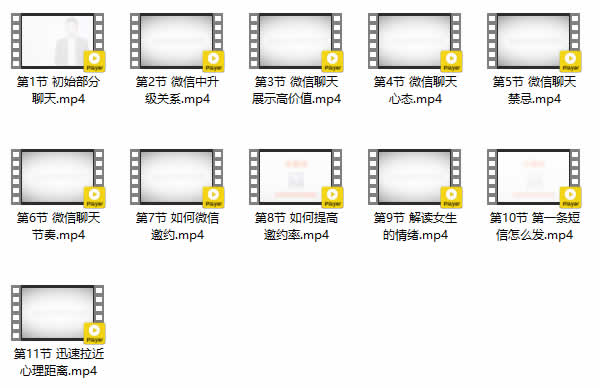 小鹿情感坏男孩《网聊大师》视频课程