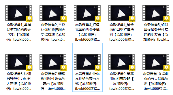 乐鱼《恋爱课堂》视频课程