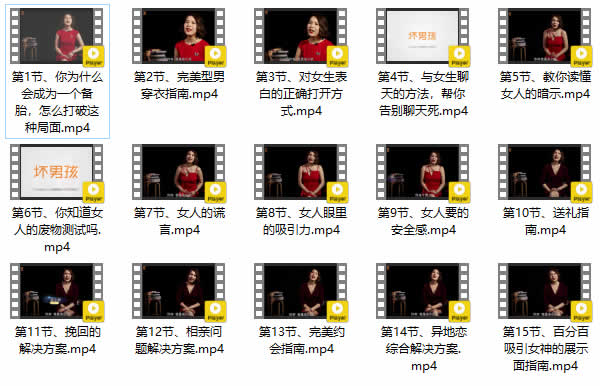 小鹿情感坏男孩《安小妖我知女人心》视频课程
