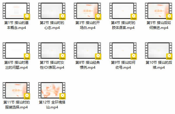 小鹿情感坏男孩《搭讪技巧》视频课程
