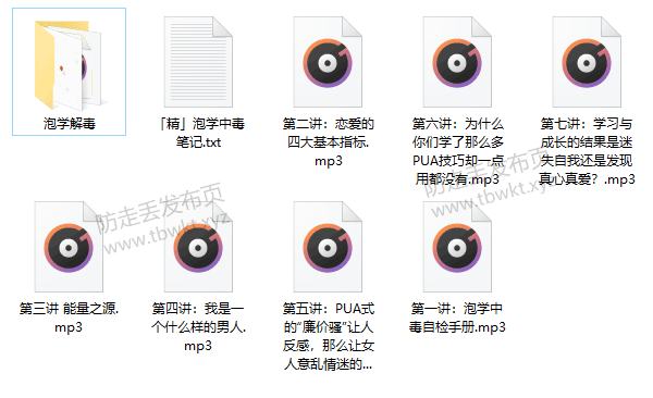 爱情光谱《解毒课》音频课程