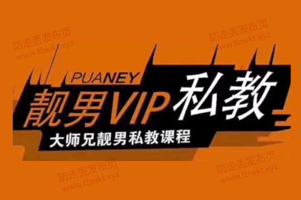 靓男新版私教 视频课程
