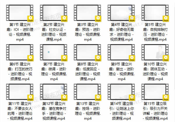 小鹿情感坏男孩《魅力工程1.0》视频课程