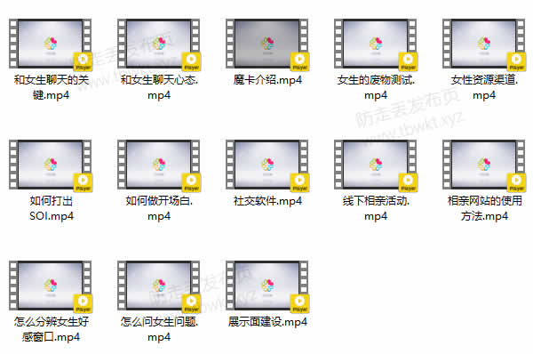魔卡《内部视频第一季》视频课程