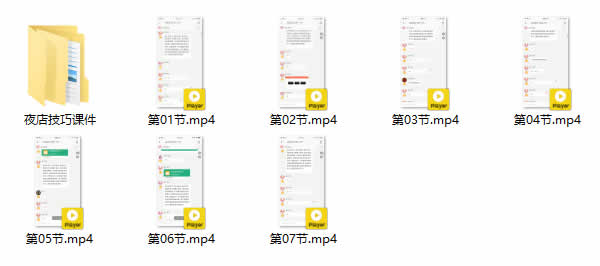 魔卡私教《夜店技巧》视频课程