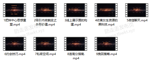 爱黑科技《男有引力》视频课程