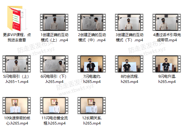 灵魂创造者《闪电恋爱术》视频课程