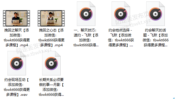 飞凌团队《挽回狙击长期》音频课程