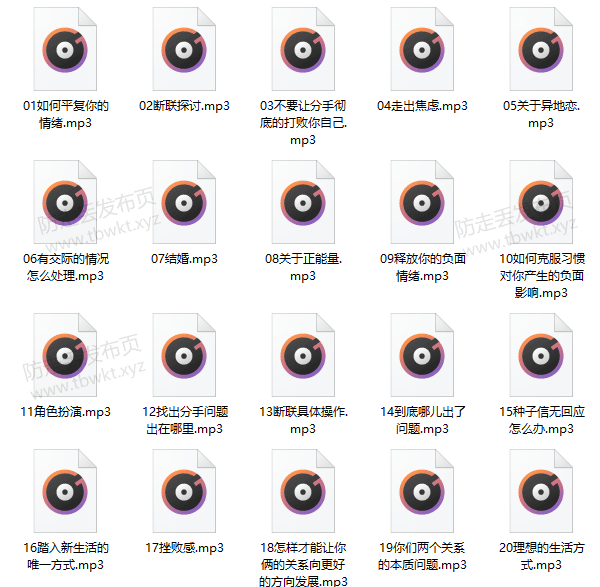 挽回爱情 蜕变高级音频课程