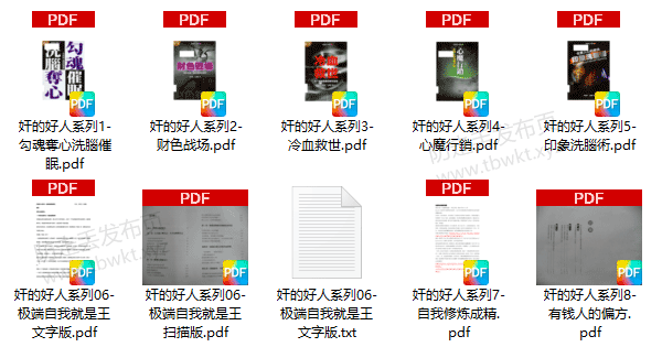 自我提升《奸的好人》PDF电子书合集