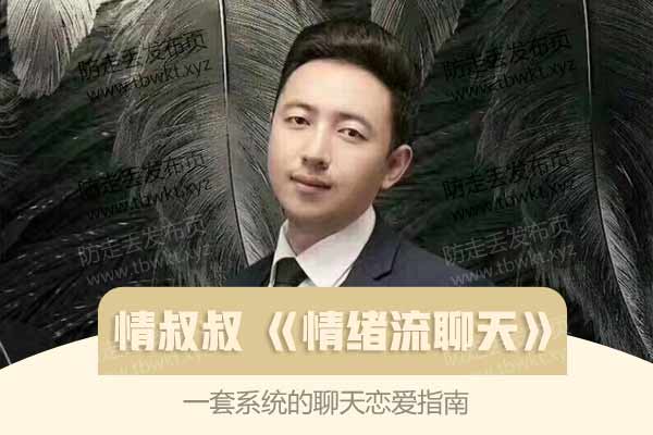 情叔叔《情绪流聊天》视频课程