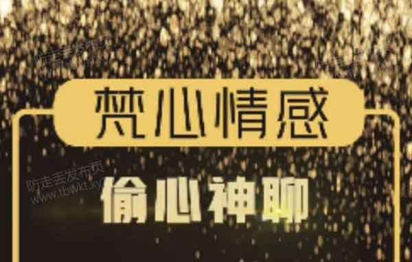 梵公子时代最强聊天课《偷心神聊》视频课程