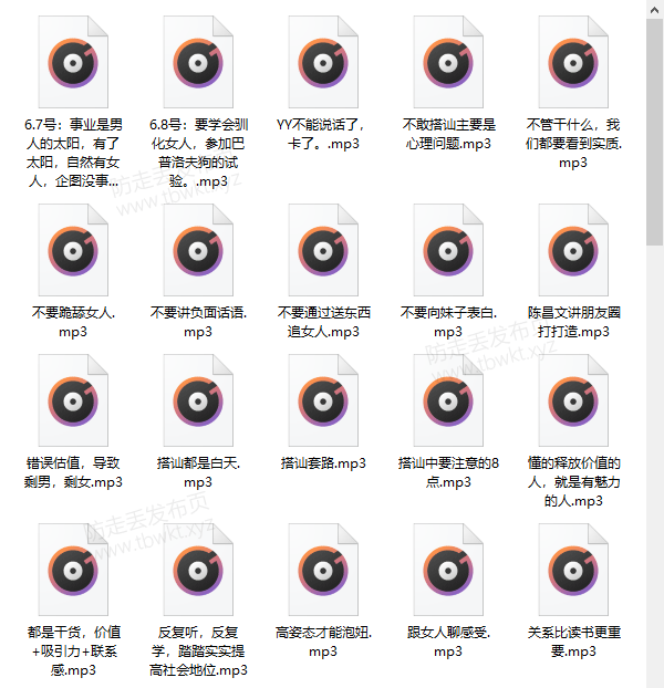 陈昌文《恋爱宝典》音频+PDF电子书课程