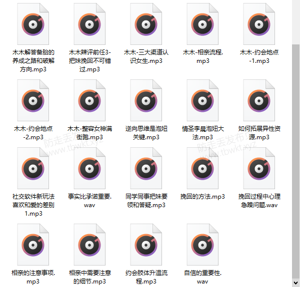 抖音爆火校长《恋爱校长全家桶》音频课程