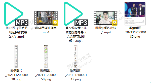 阿尔法《求爱应急指南》音频课程