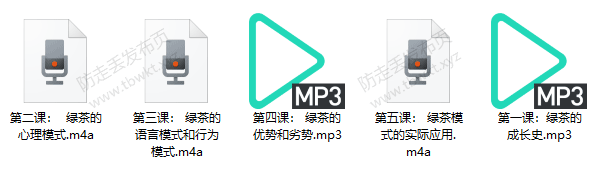 女生恋爱课《2022年版绿茶成长术》音频课程