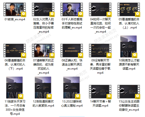 男哥《爱商训练营》视频课程