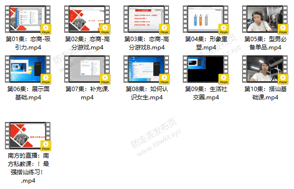 浪迹情感《南方私教4.0》视频课程