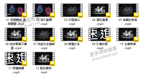 AMG《极速进化》视频课程百度网盘下载